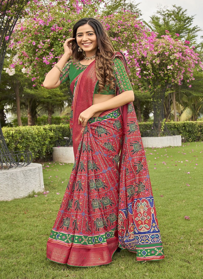 Manohari Hit Colour 40 Dola Silk Printed Sarees Catalog
